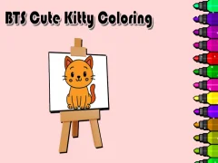 Igra BTS Cute Kitty Coloring spletu