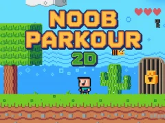 Igra Noob Parkour 2D spletu