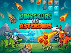 Igra Dinosaurs vs Asteroids spletu