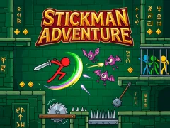 Igra Stickman Adventure spletu