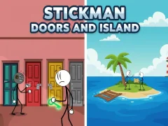 Igra Stickman Doors and Island spletu