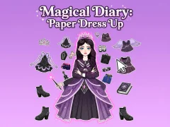 Igra Magical Diary: Paper Dress Up spletu