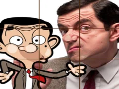 Igra Mr Bean Tile Puzzle spletu