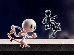 Igra Black and White Stickman spletu