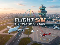Igra Flight Sim Air Traffic control spletu