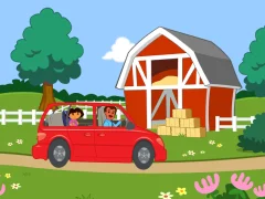 Igra Dora The explorer Dora's Ride-Along Animal Photo Adventure spletu