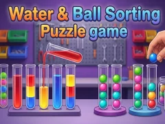 Igra Water & Ball Sorting Puzzle game spletu