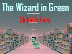 Igra The Wizard Green Skibidis Fury spletu