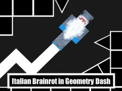 Igra Italian Brainrot in Geometry Dash spletu