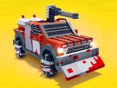 Igra Zombie Derby Blocky Roads spletu