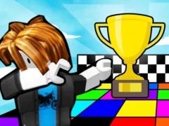 Igra Color Race Obby spletu