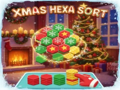 Igra Xmas Hexa Sort spletu