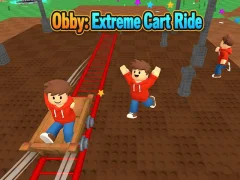 Igra Obby: Extreme Cart Ride spletu