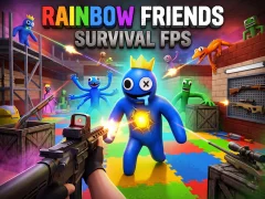 Igra Rainbow Friends Survival FPS spletu