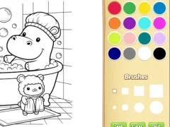 Igra Cozy Friends Coloring Book for Kids spletu