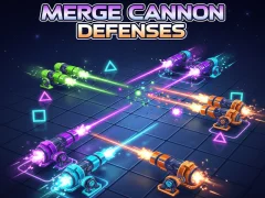 Igra Merge Cannon Defenses spletu