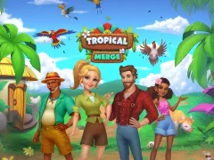Igra Tropical Merge spletu