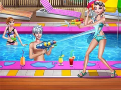 Igra Sisters Pool Party spletu