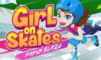 Igra Girl on Skates Paper Blaze spletu