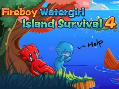 Igra Fireboy Watergirl Island Survival 4 spletu