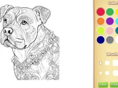 Igra Dog Coloring Book for Adults spletu