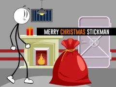Igra Merry Christmas Stickman spletu