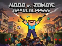 Igra Noob vs Zombie Apocalypse spletu