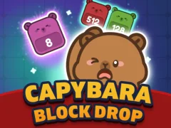 Igra Capybara Block Drop spletu