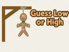 Igra Guess Low or High spletu