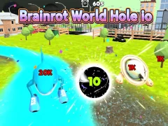 Igra Brainrot World Hole io spletu