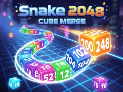 Igra Snake 2048: Cube Merge spletu