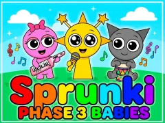 Igra Sprunki baby PHASE 3 spletu