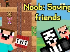 Igra Noob: Saving Friends spletu