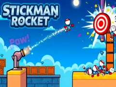 Igra Stickman Rocket spletu