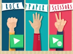Igra Rock Paper Scissors spletu