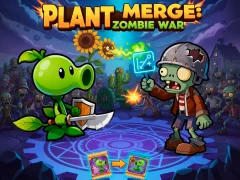Igra Plant Merge: Zombie War spletu