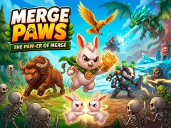 Igra Merge Paws spletu
