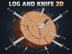 Igra Log And Knife 2D spletu