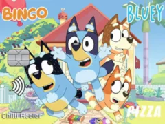 Igra Jigsaw Puzzle: Bluey Credit Card spletu