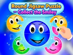 Igra Round jigsaw Puzzle - Collect the Smiley spletu