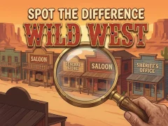 Igra Spot The Difference Wild West spletu