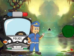 Igra Monkey Caught Thief Fox spletu