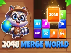 Igra 2048 Merge World spletu