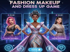 Igra Fashion Makeup And Dress Up Game spletu