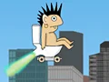 Igra Rocket Toilet spletu