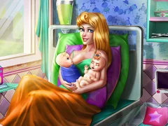 Igra Sleepy Princess Twins Birth spletu