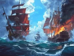 Igra Pirate Ships: Build and Fight spletu