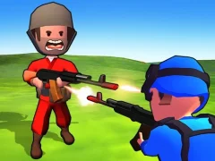 Igra Little Commander. Red vs Blue spletu