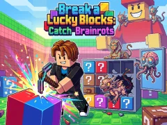 Igra Break a Lucky Blocks: Catch Brainrots spletu