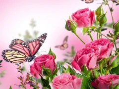 Igra Butterflies Puzzle spletu